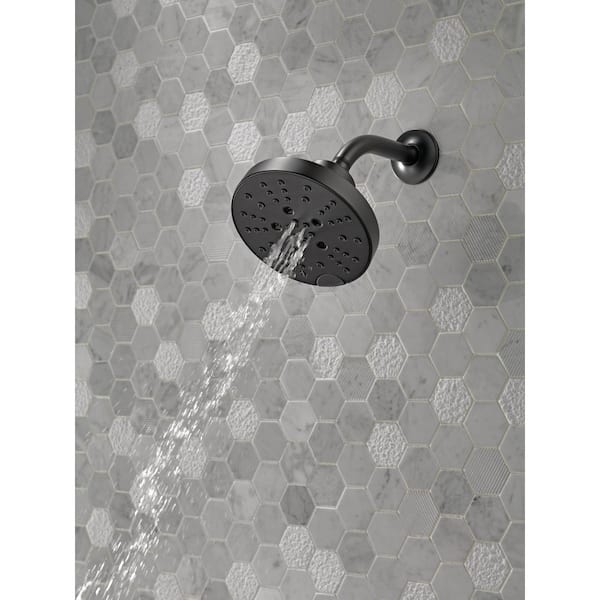 Delta Pivotal 5-Spray Patterns 1.75 GPM 6 in. Wall Mount Fixed