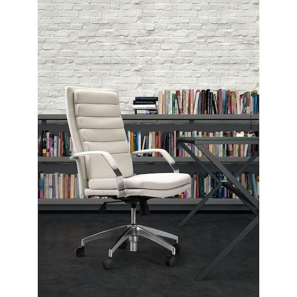 ZUO Director Comfort White Office Chair