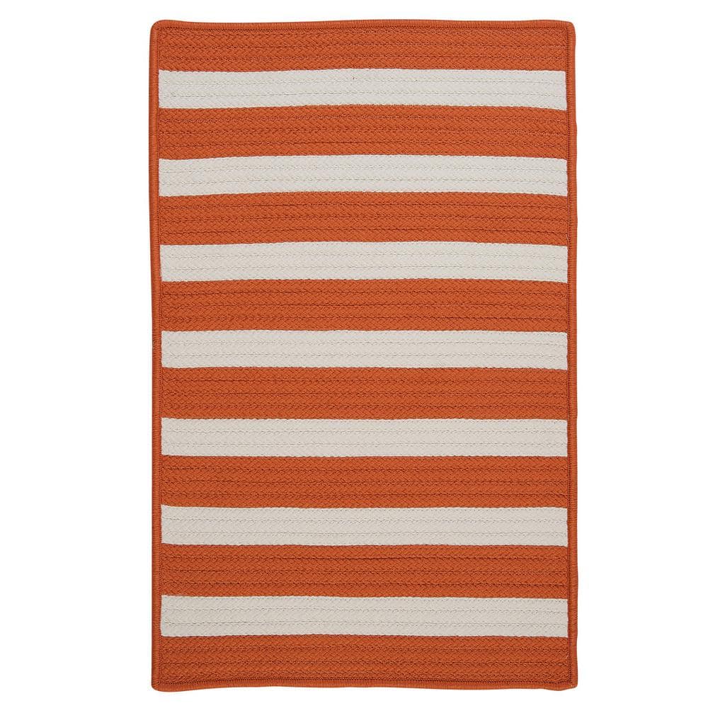 Haunted Living 2-ft x 3-ft Black/Orange/White Rectangular Indoor Door Mat  in the Mats department at