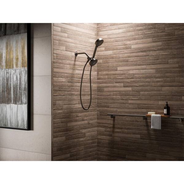 KOHLER Awaken G110 3-Spray Patterns 2.5 GPM 4. 3125 in. Wall Mount Fixed Shower Head in Oil-Rubbed Bronze