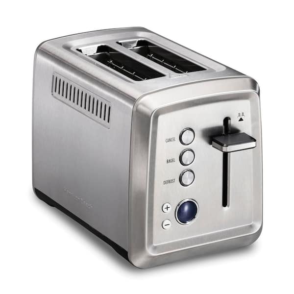 850-Watt 2-Slice Stainless Steel Digital Toaster