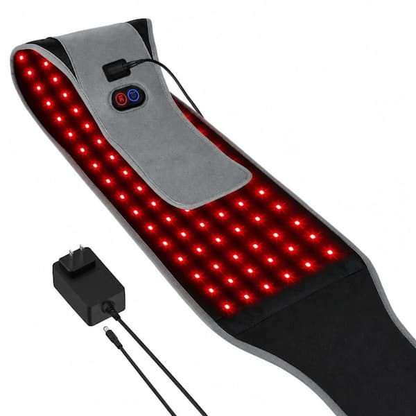 Red Light Therapy Belt, 126 Lamp Beads Near Infrared Therapy Device, 4 Pulse Modes, Flexible Body Care Wrap, 1-Pack