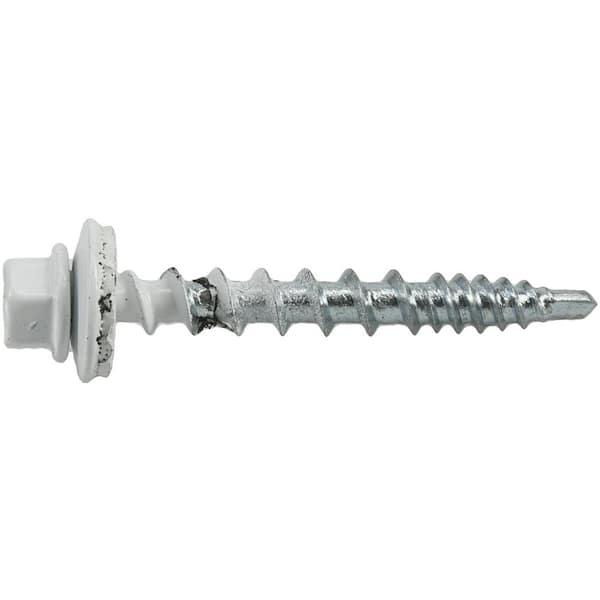 10-16 x 1 Architectural Roof Clip Self-Drilling Screws for Steel  Applications, Pancake Head with #2 Phillips Head, #3 Point, Carbon Steel  with Silver Stalgard Coating
