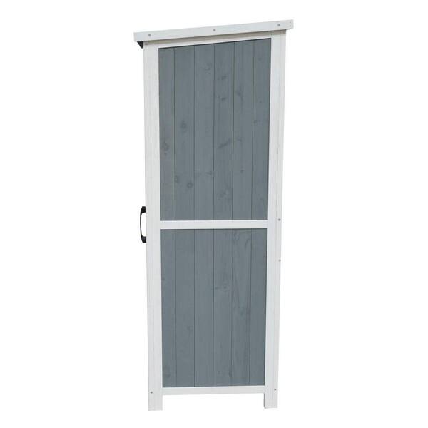 ToolCat 2.3 ft. W x 1.6 ft. D Two-Tone Wooden Shed with Sloped