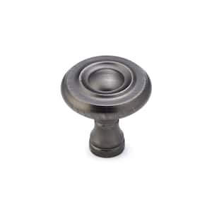 Boucherville Collection 1-1/4 in. (32 mm) Antique Nickel Traditional Cabinet Knob