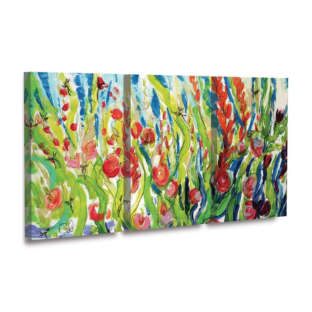 Dorothy Fagan 'Myplaceinthesun' Multi Panel Abstract Canvas Art