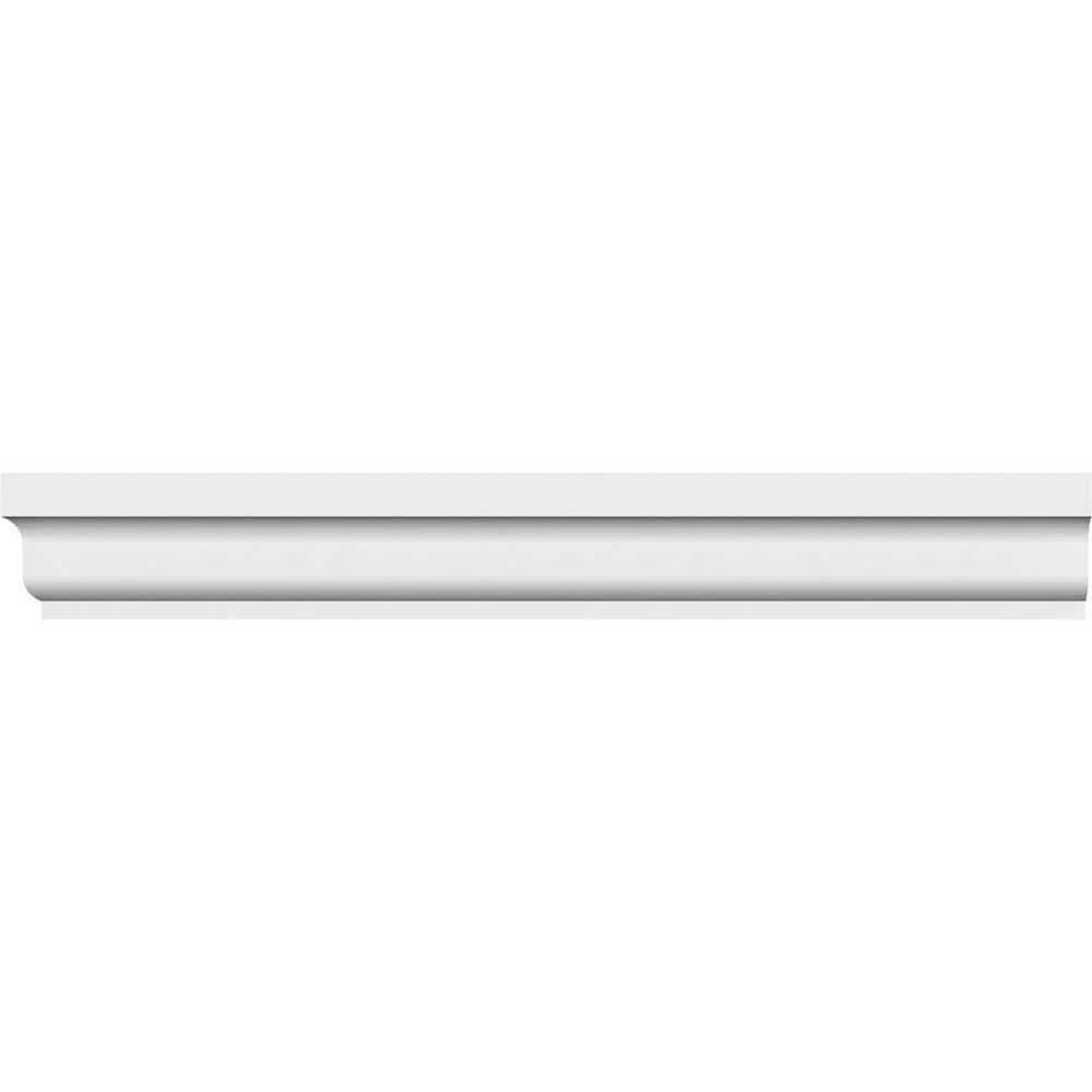 1.625'' H x 96'' W White PVC Shingle Moulding