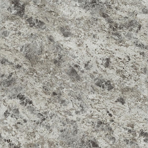 FORMICA 4 ft. x 8 ft. Laminate Sheet in 180fx Silver Flower Granite with Artisan Finish