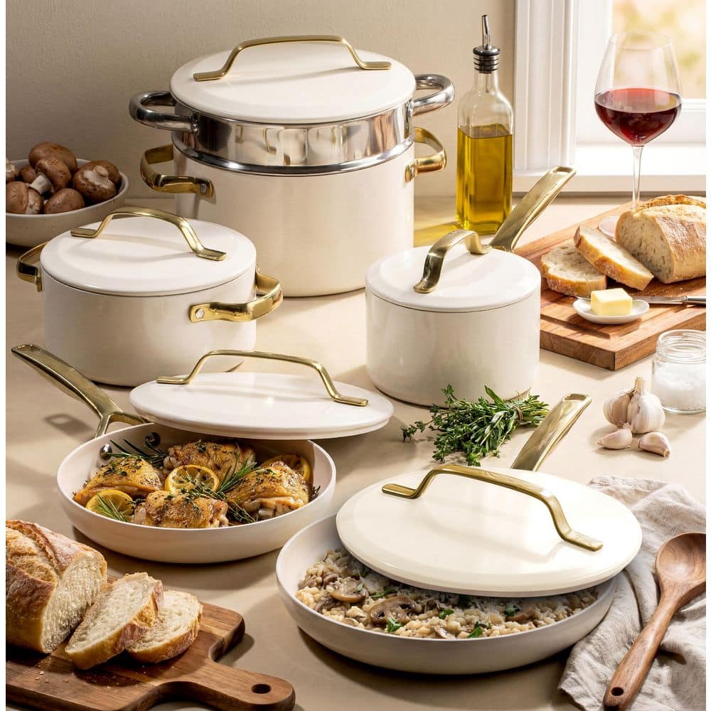 Gotham Steel Modern 11-Piece Aluminum Ultra Performance Ceramic ...