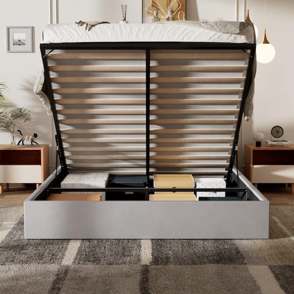 Ikea Platform Bed Lift Up Storage