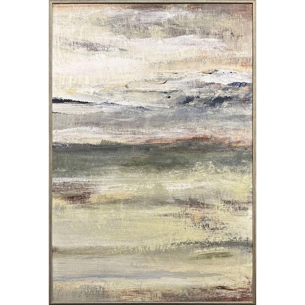 Loreth 1 Piece Framed Abstract Art Print 36 in. x 24 in.
