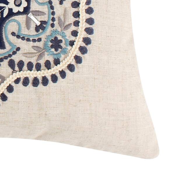 Navy and sales taupe throw pillows