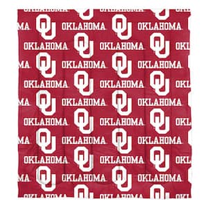Oklahoma Sooners 5-Piece Multi Color Full Size Rotary Polyester Bed In a Bag Set