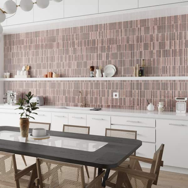 Rubik Garnet 5-7/8 in. x 11-3/4 in. Ceramic Wall Tile (10.78 sq. ft./Case)