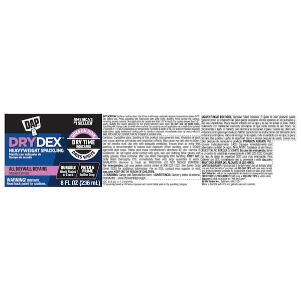 DAP DryDex 8 oz. Wall Repair Patch Kit (2-Pack)