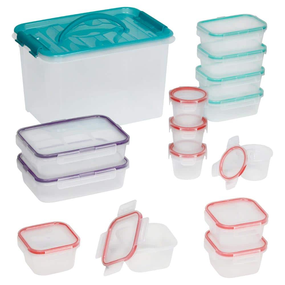 Snapware Plastic Food Storage - 2 pack - Clear/Pink, 1.3 c - Fry's Food  Stores