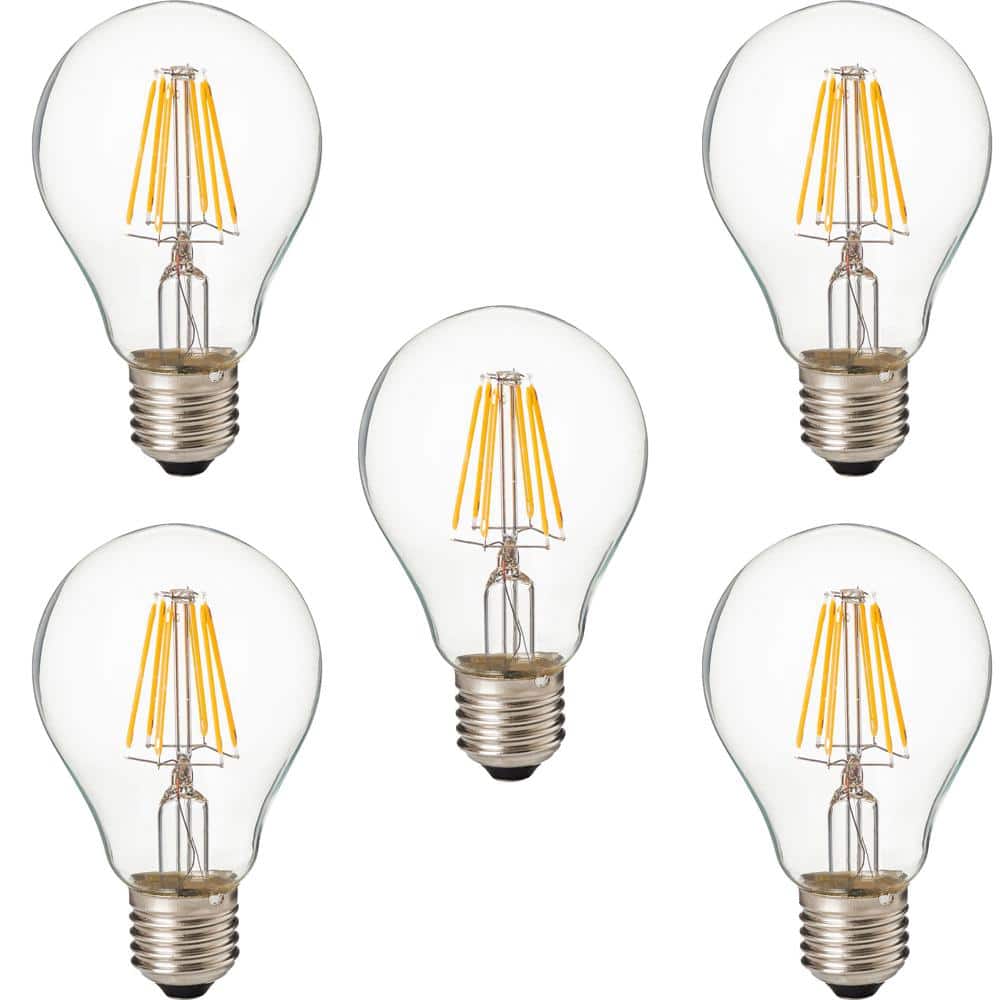100-Watt Equivalent E26 A21 Soft White (2700K) Dimmable Replacement LED Light Bulb (Set of 5) price history on PriceWatchPro