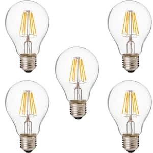 100-Watt Equivalent E26 A21 Dimmable Replacement LED Light Bulb, Warm White (Set of 5)