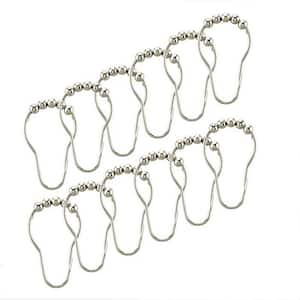 Shower Curtain Rings in Chrome (12-Pack)