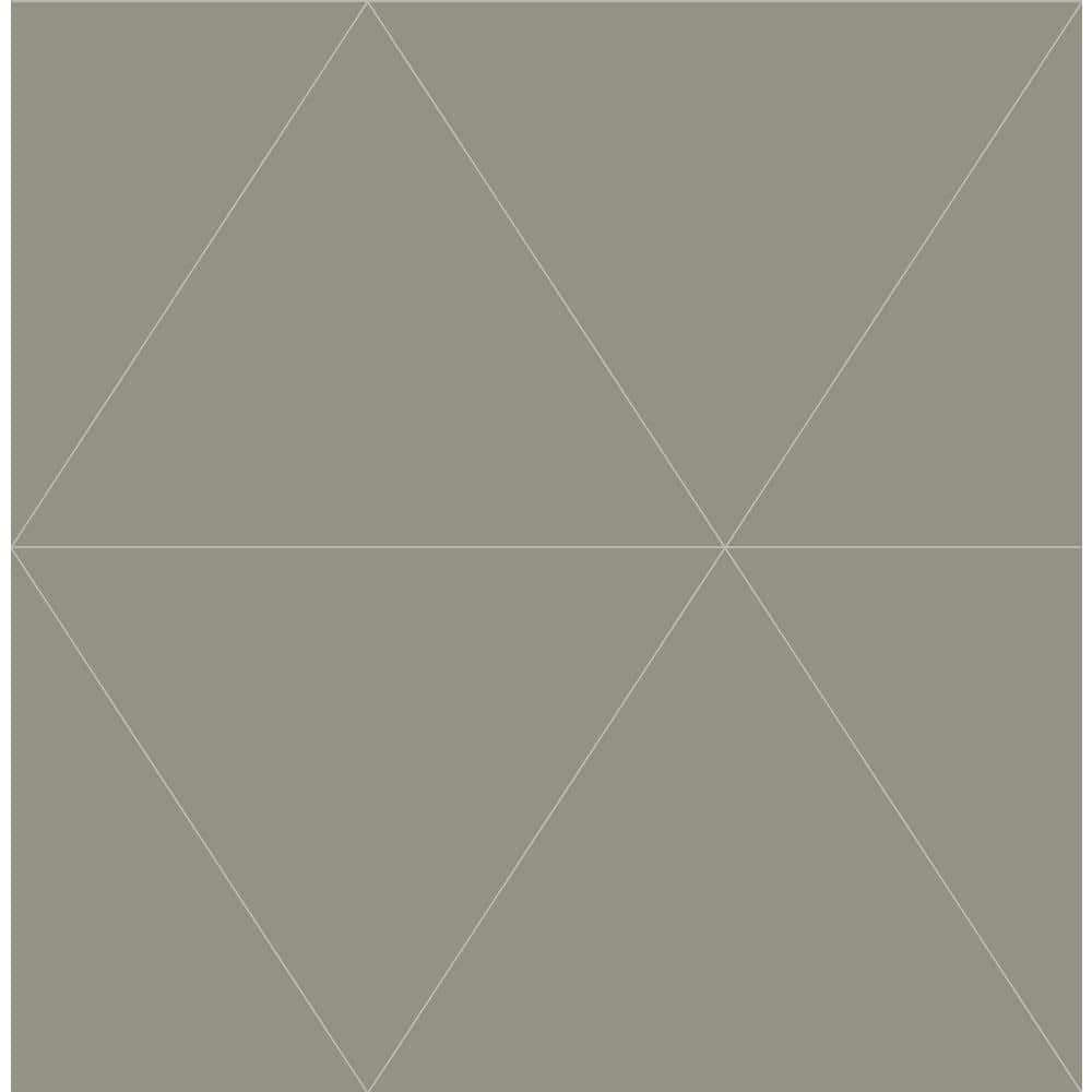 AStreet Prints Grey Twilight Silver Geometric Wallpaper Border Sample