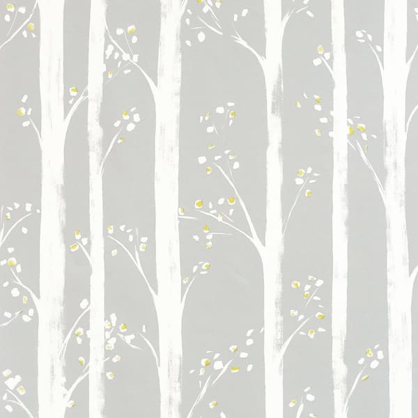 Florence Grey Forest Wallpaper Sample