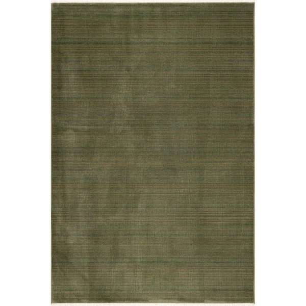 Raya Contemporary Solid Area Rug Dark Sage 4 ft. x 6 ft. Area Rug