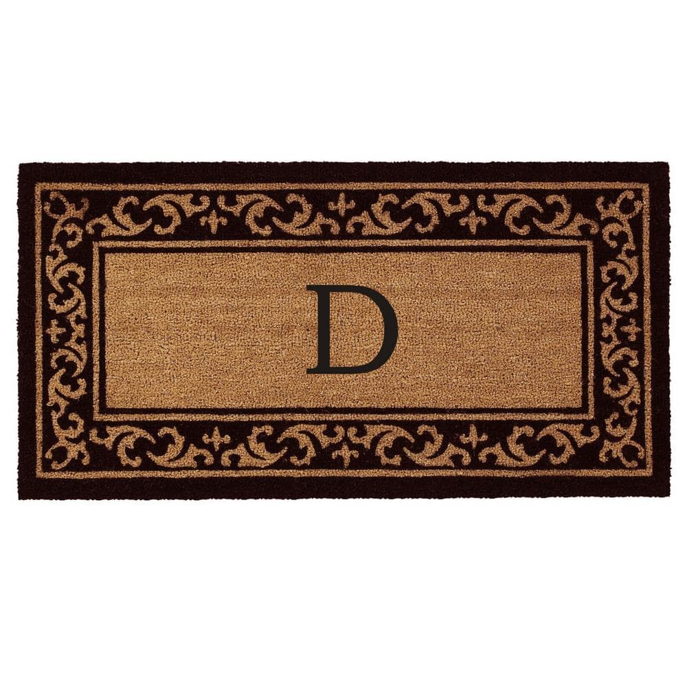 Calloway Mills Kendall Monogram Door Mat 24 in. x 48 in. (Letter D ...