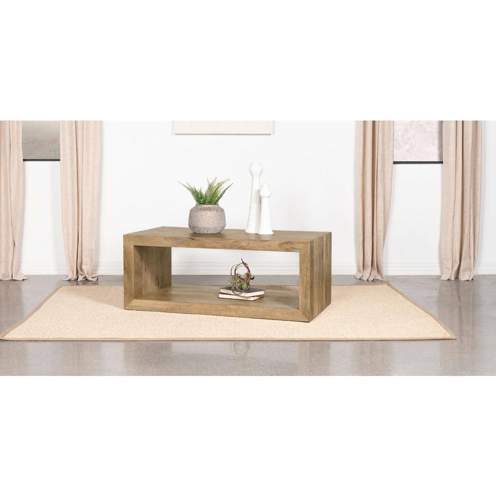Benton Medium Wood Rectangular Coffee Table