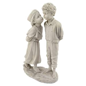 Love's First Kiss Children Garden Statue