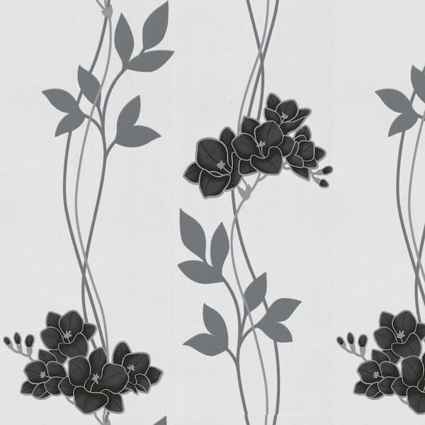 Graham & Brown Serene Black Wallpaper