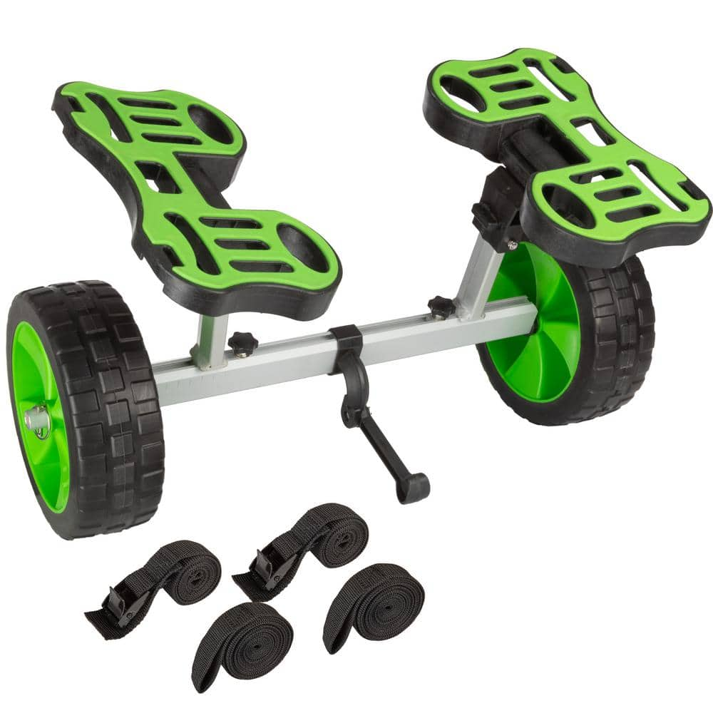 RAD Sportz Kayak Cart (Aluminum) with 220 lbs. Capacity - Green 83-7000 ...