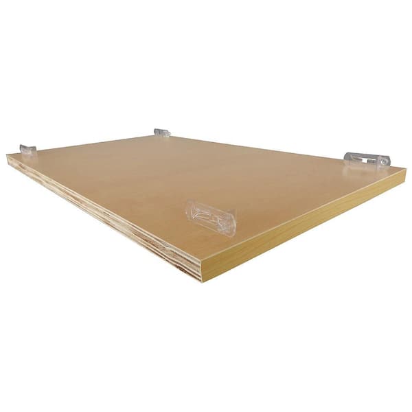 Home Decorators Collection 13.25x0.75x18.875 in. Shelf Kit for 15x21 in. Vanity Cabinet in Light Wood Grain