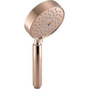 Purist 3-Spray Wall Mount Handheld Shower Head 1.75 GPM in Vibrant Rose Gold