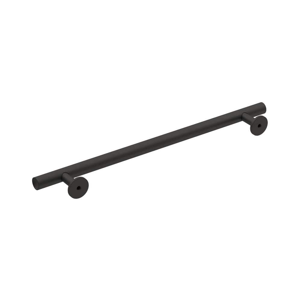 Matte Black Modern Cabinet Drawer Pull with Mounting Hardware