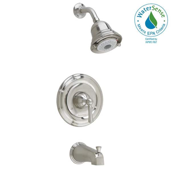 American Standard Portsmouth 1-Handle Tub and Shower Faucet Round Trim Kit in Brushed Nickel (Valve Sold Separately)