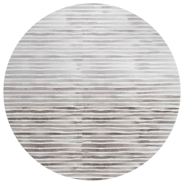 Addison Rugs Surfside 8 ft. x 8 ft. Gray Geometric Indoor/Outdoor Area Rug