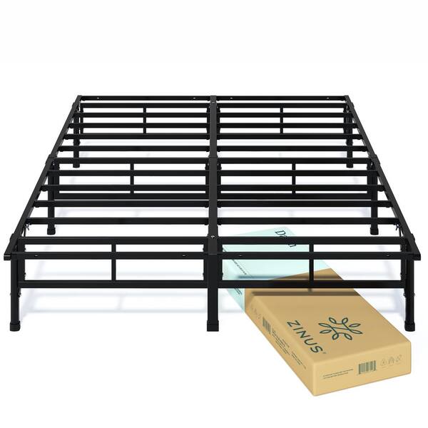 Zinus Smartbase Compack King Metal Bed Frame Hd Asb K The Home Depot Zinus Smartbase Compack King Metal Bed, Smart Base Bed Frame King