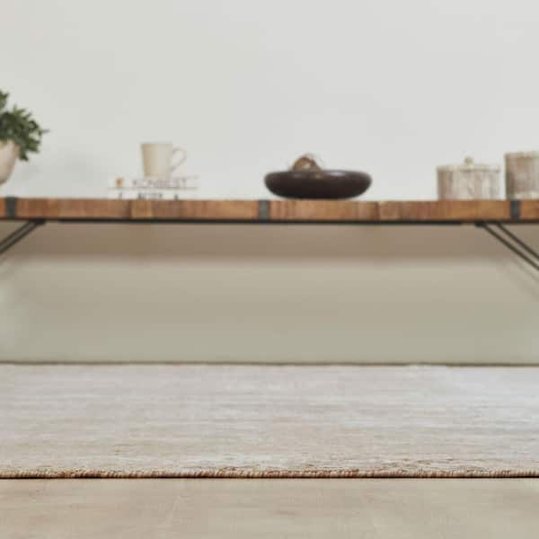 Alpha 2 ft. x 3  ft. Beige Western Area Rug