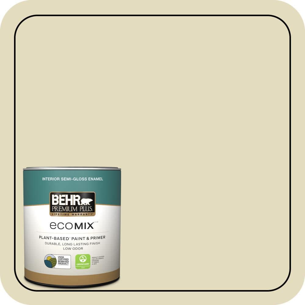 1 qt. #M330-2 Flowery Semi-Gloss Enamel EcoMix Plant-Based Interior Paint & Primer price history on PriceWatchPro