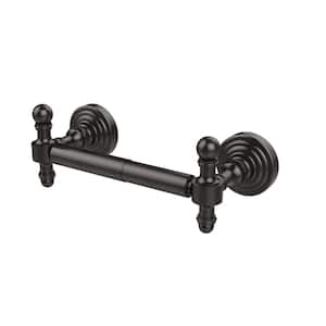 Retro Wave Collection Double Post Toilet Paper Holder in Oil Rubbed Bronze