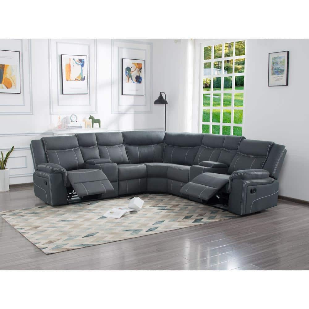 Reclining sectional best sale near me