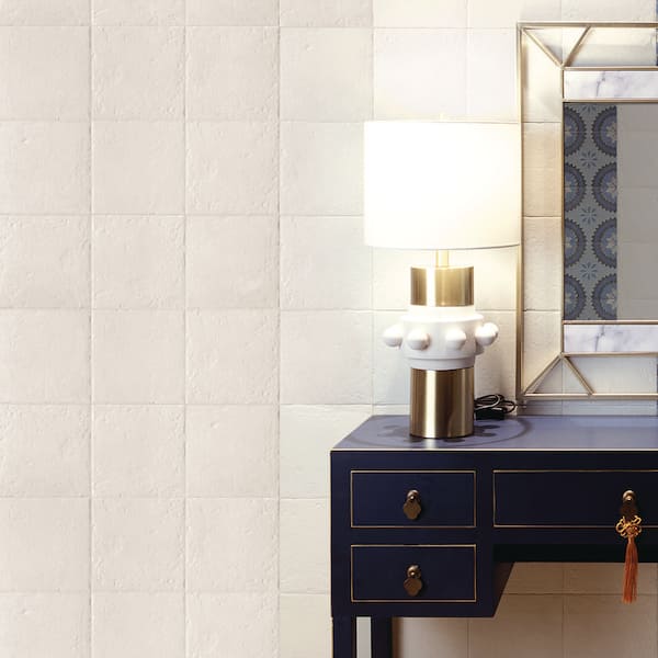 Stellar White 8 in. x 8 in. Matte Porcelain Square Wall and Floor Tile (10.763 sq. ft. /Case)