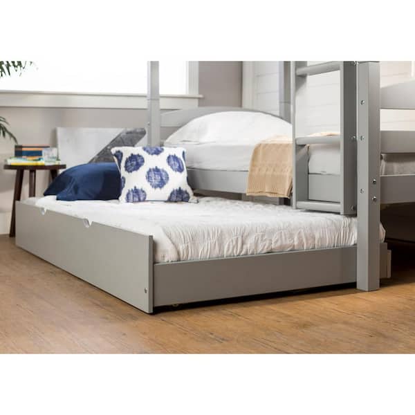 Walker Edison Furniture Company, Twin Bed Frame With Trundle And Storage Box Set