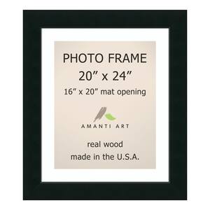 Corvino 16 in. x 20 in. White Matted Black Picture Frame