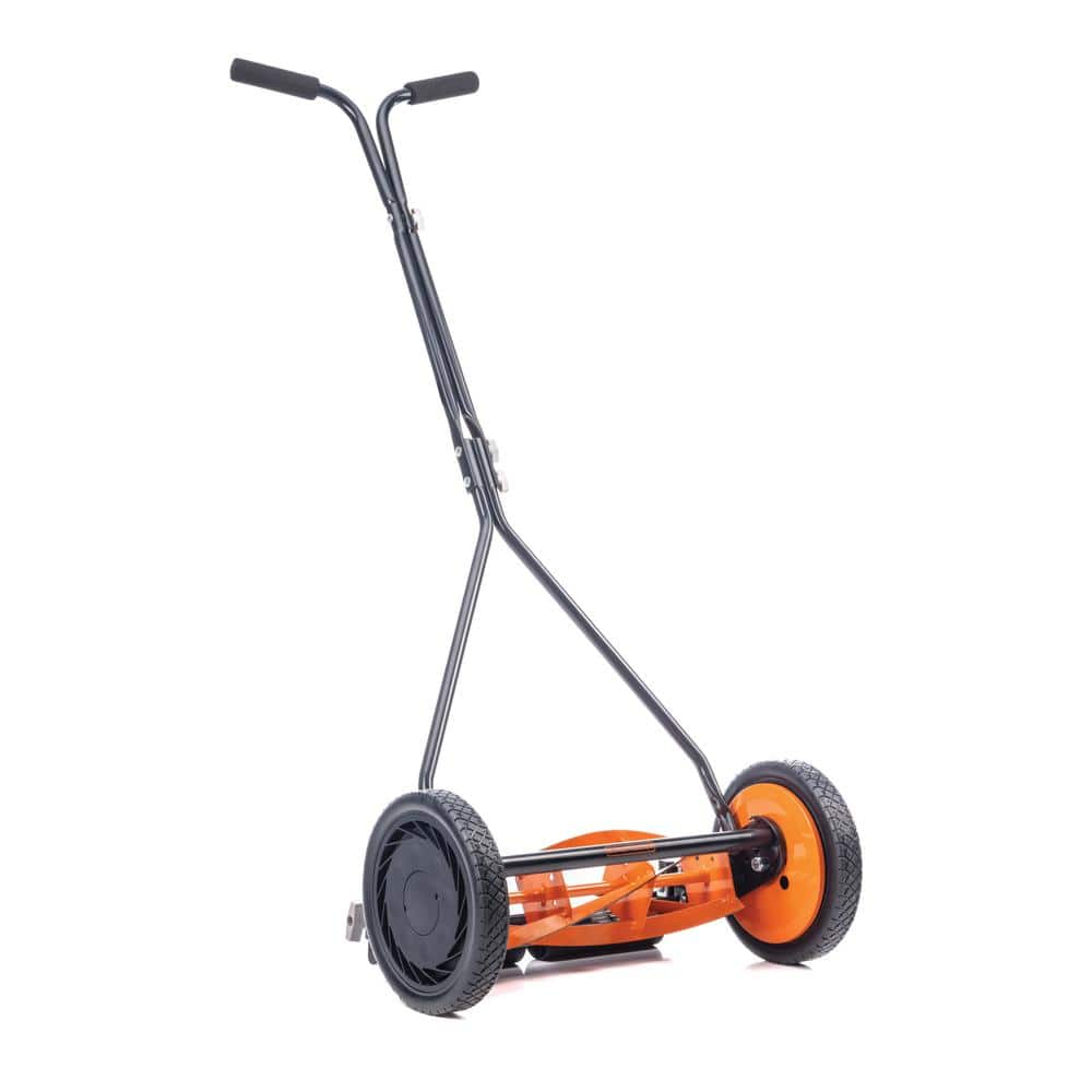 BLACK+DECKER 16 in. 4-Blade Manual Walk Behind Reel Lawn Mower