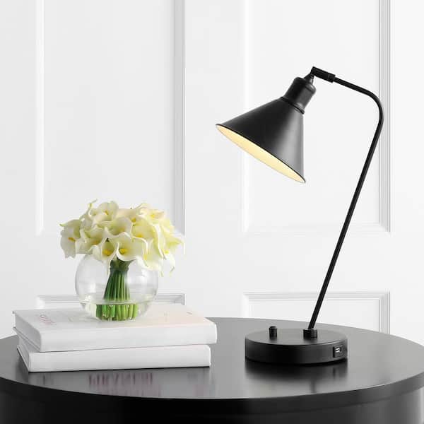 Vance 20 in. Black Table Lamp