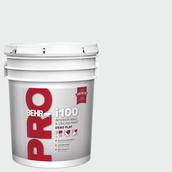 5 gal. #BWC-12 Vibrant White Dead Flat Interior Paint