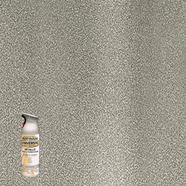 Rust-Oleum Universal 11 oz. All Surface Metallic Satin Nickel Spray Paint and Primer in One (6-Pack)