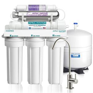 Essence 75 GPD 7-Stage Reverse Osmosis Water Filtration System with Alkaline Mineral pH+ and UV Ultra-Violet Sterilizer