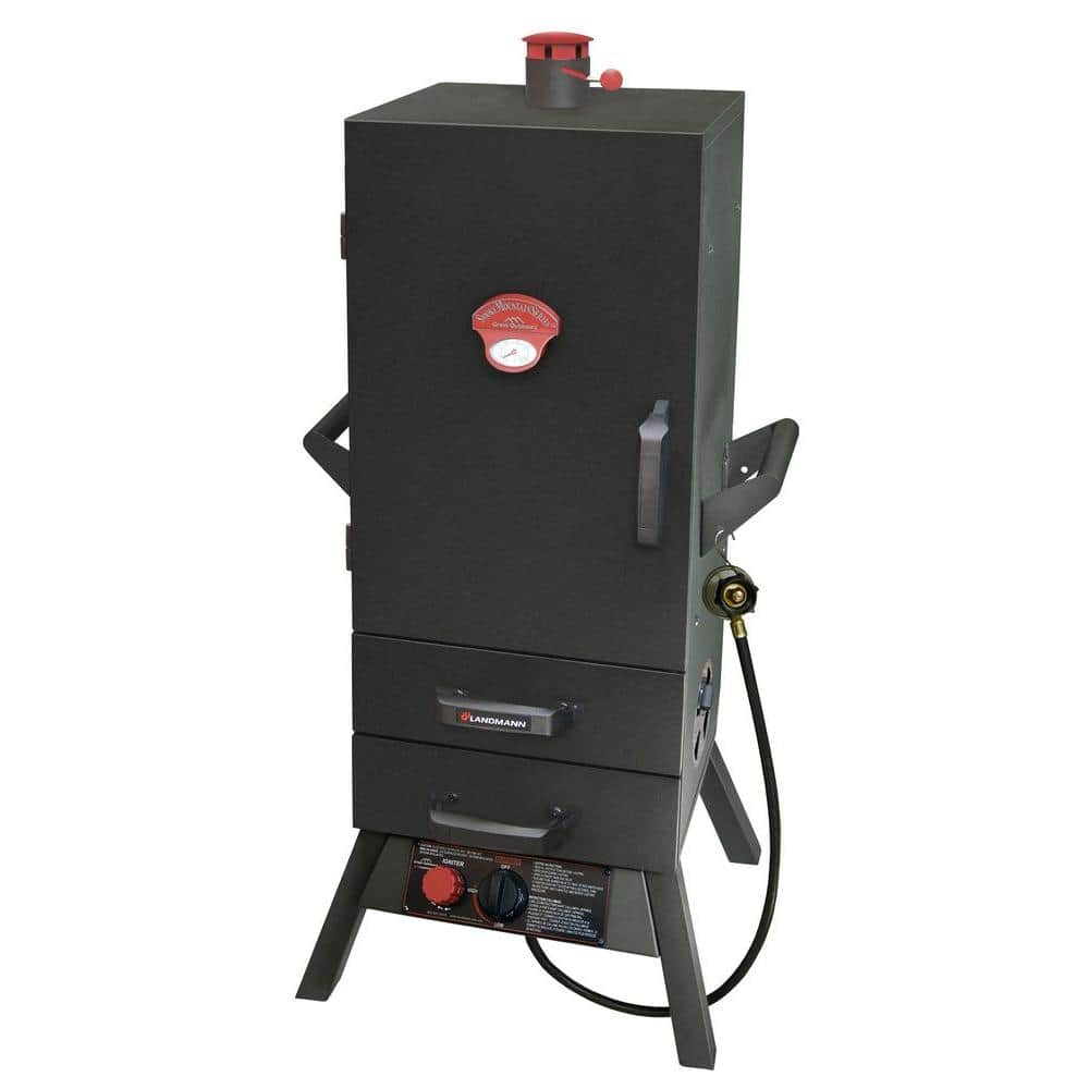 Vertical Propane Gas Smoker with 